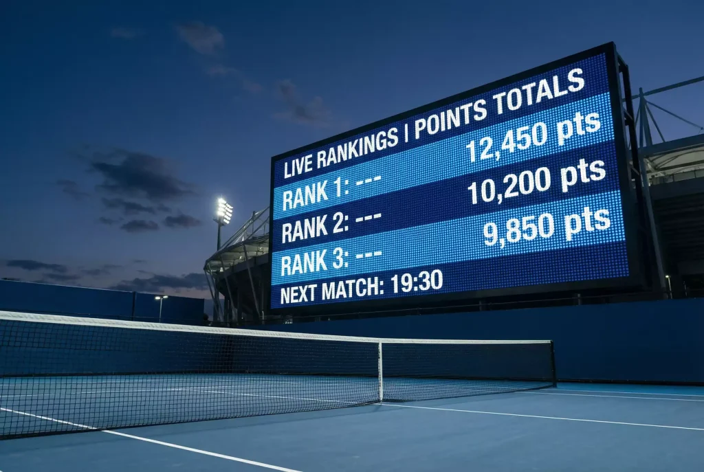 live ranking tennis echtzeit